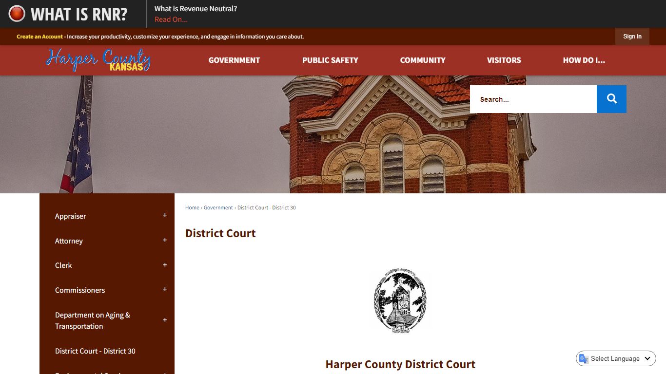 District Court | Harper County, KS - Official Website